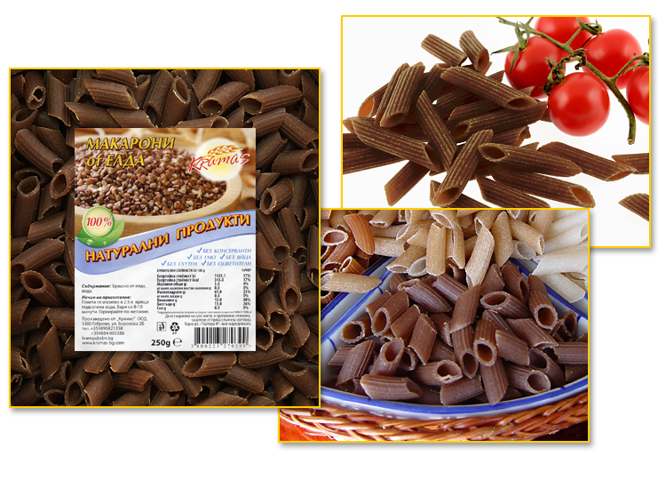 Buckwheat macaroni